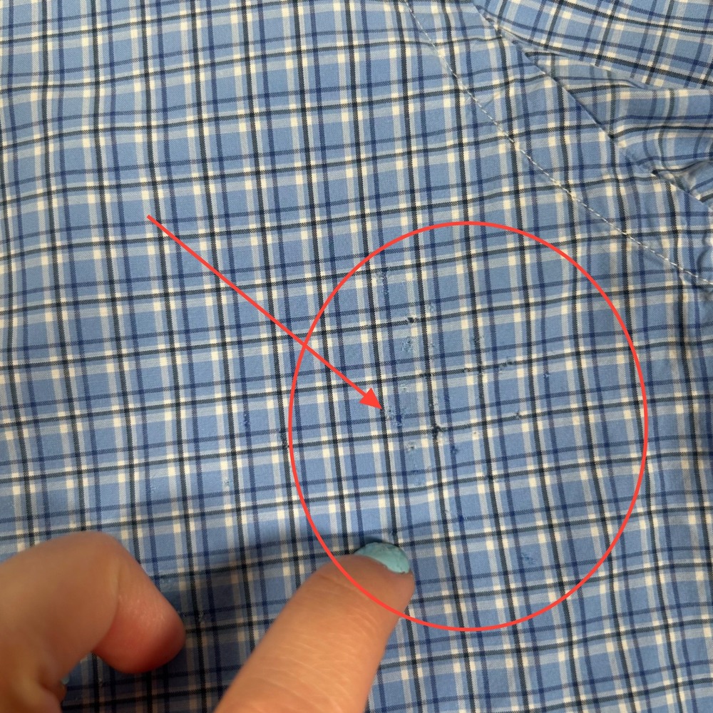 Ralph Lauren Plaid Button Down Mens XL Blue Long Sleeve Preppy Officewear - Picture 7 of 7